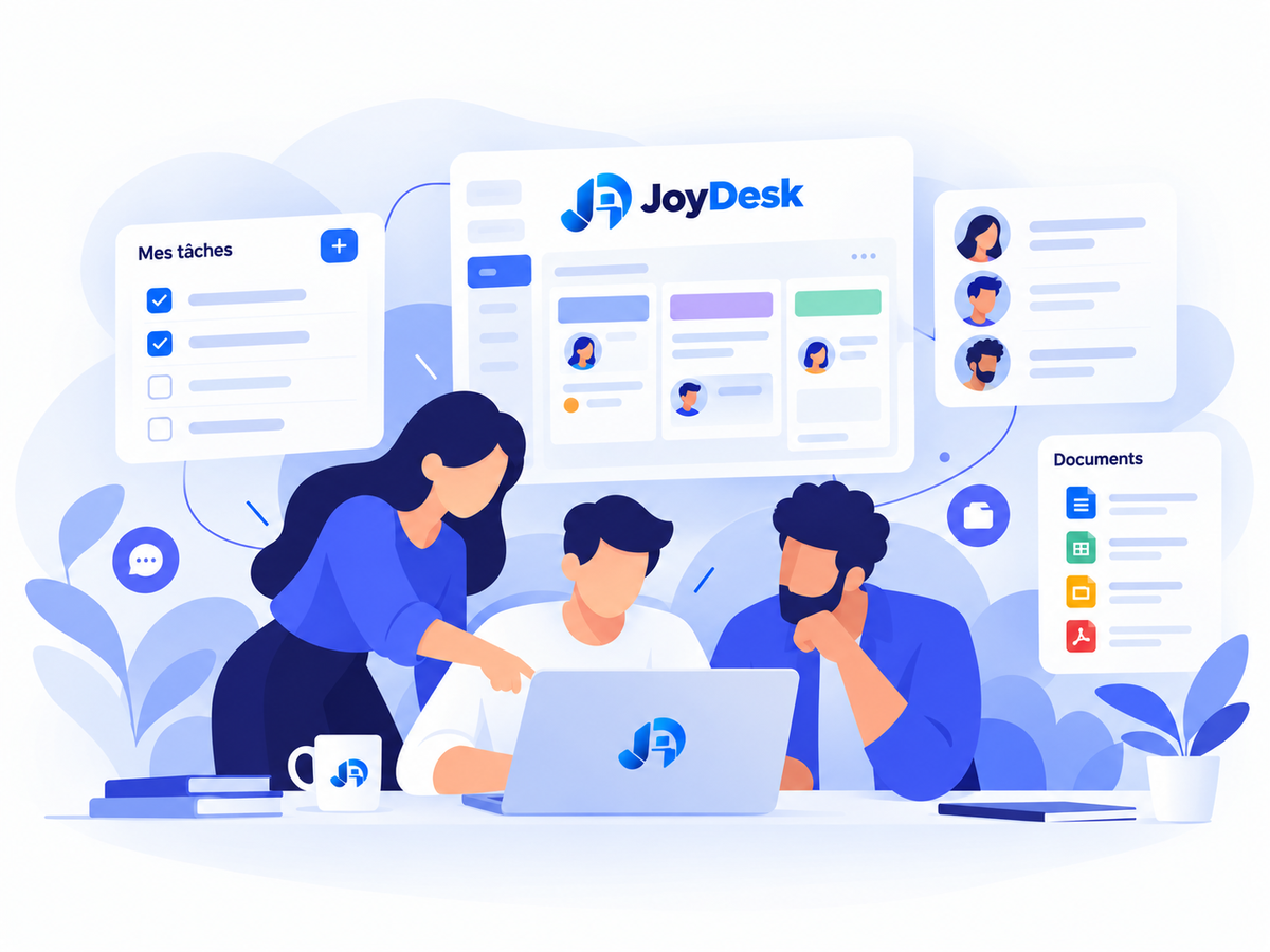 Illustration 2D JoyDesk